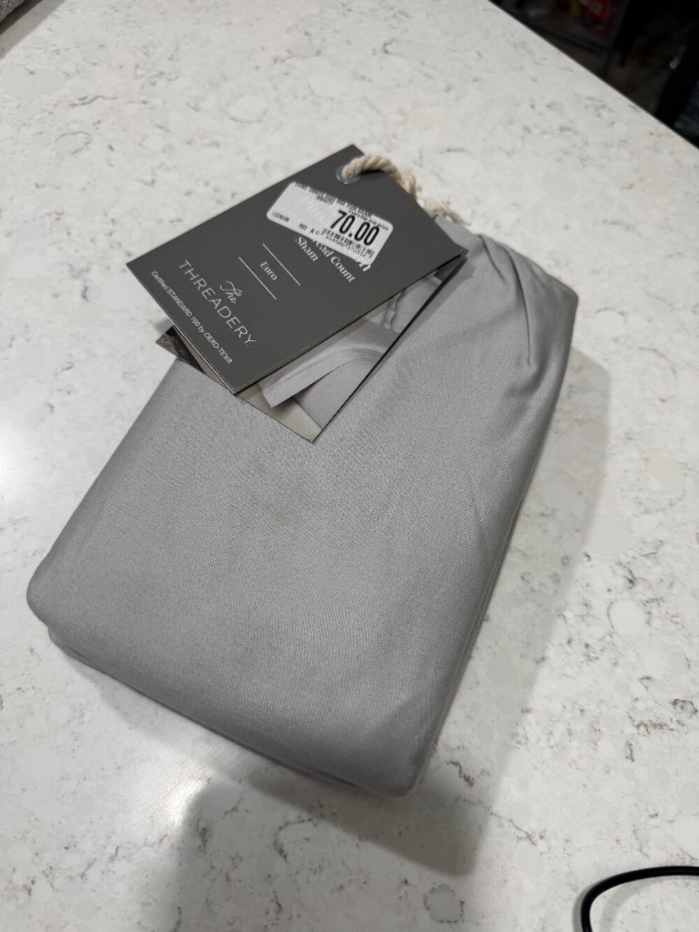 The THREADERY 1000 Thread Count Euro Sham